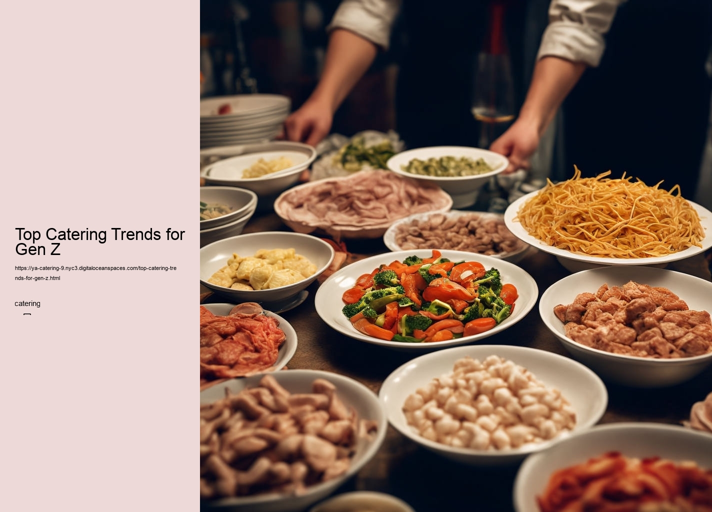 Top Catering Trends for Gen Z